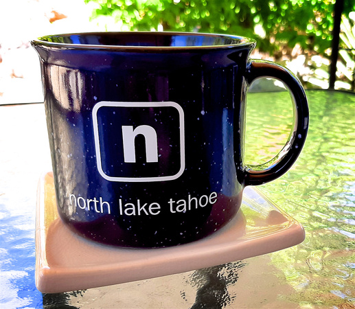 North Lake Tahoe Campfire Mug - Cobalt